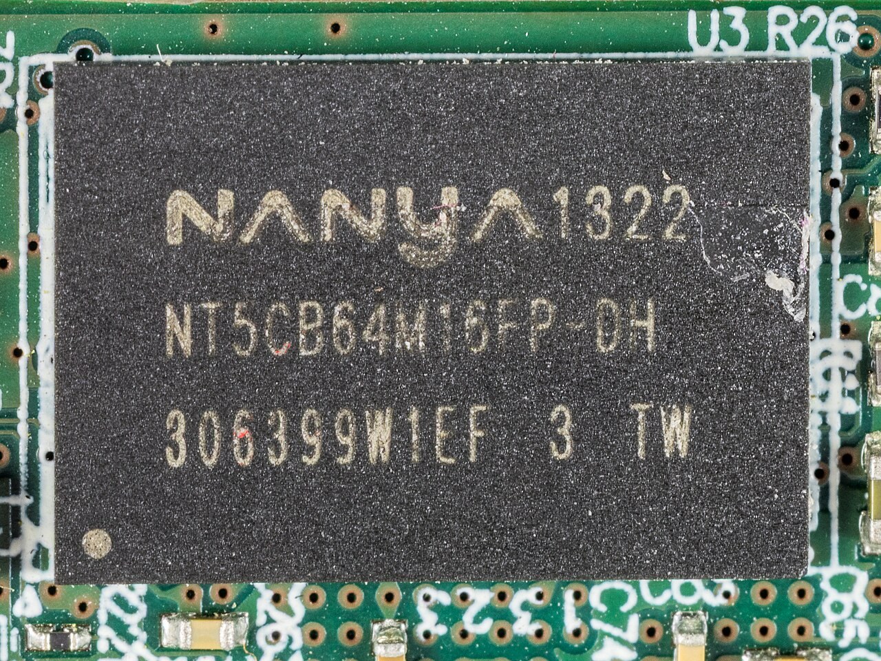A computer memory chip